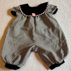 Rose Cottage Vintage Baby Romper